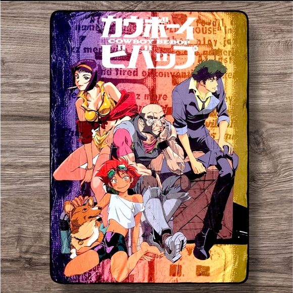 Cowboy Bebop Group CB Sessions Lightweight Ultra Soft Vibrant Throw 42”X60” EUC